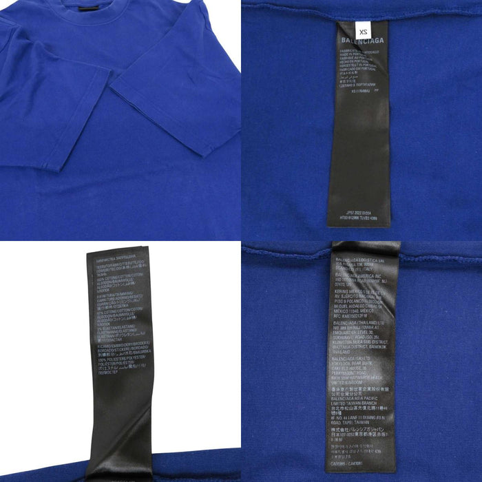 BALENCIAGA 
Embroidery Cotton Back Logo 
Embroidery Logo T-Shirt