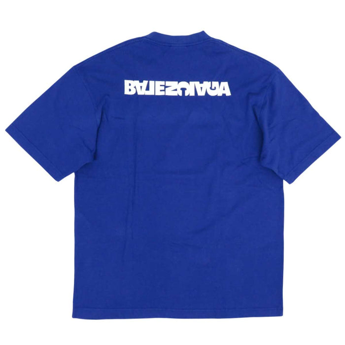 BALENCIAGA 
Embroidery Cotton Back Logo 
Embroidery Logo T-Shirt