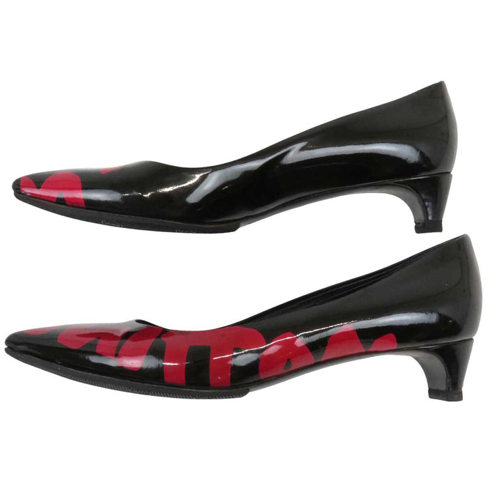 LOUIS VUITTON
LV Patent Low Heel
Graffiti Flat Pumps