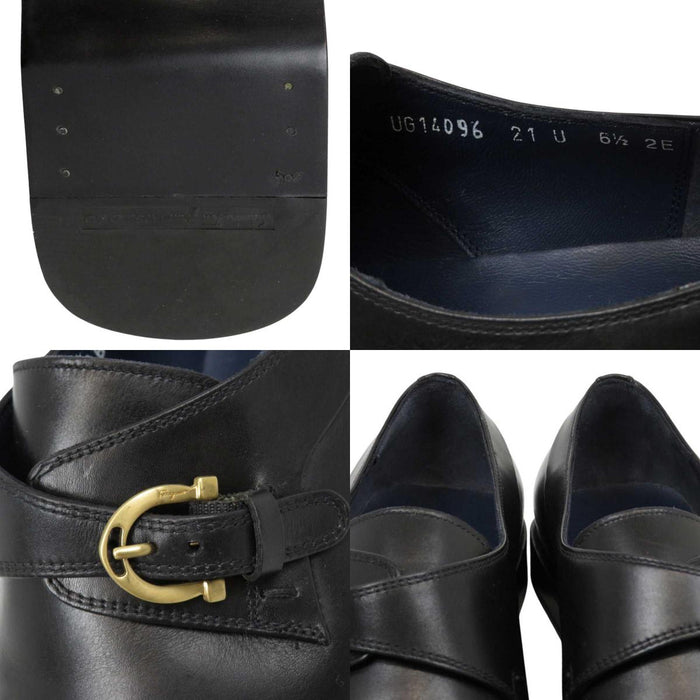 Salvatore Ferragamo
Square Toe Gold Color Metal Fittings
Monk Strap Leather Shoes