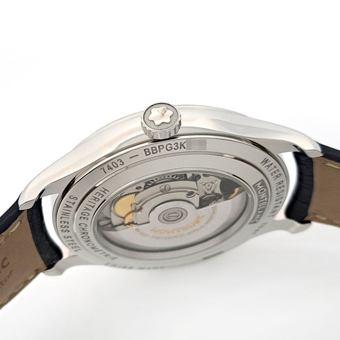 MONTBLANC 
Heritage Cronometria Twin Counter Date 
Con scatola e garanzia