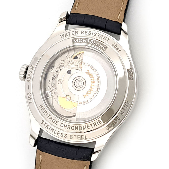 MONTBLANC 
Heritage Cronometria Twin Counter Date 
Con scatola e garanzia