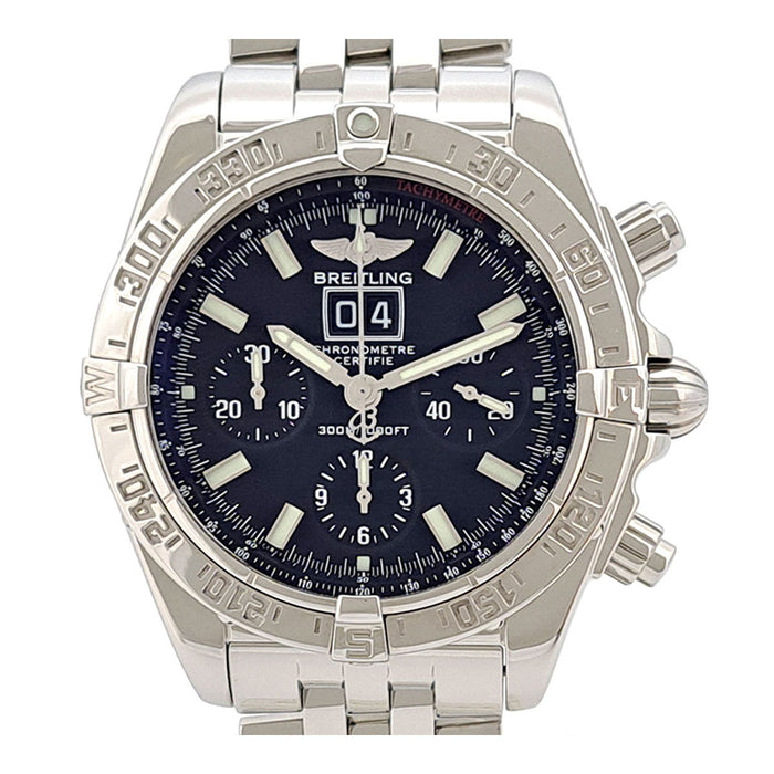 BREITLING 
ブラックバード クロノグラフ ビッグデイト 
ギャラ付