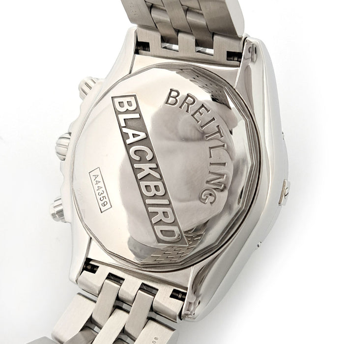 BREITLING 
ブラックバード クロノグラフ ビッグデイト 
ギャラ付