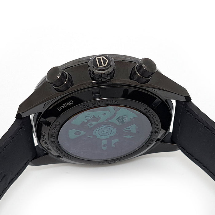TAG HEUER 
カレラ キャリバー ホイヤー02 ジャパン ブラックエディション 
箱ギャラ付