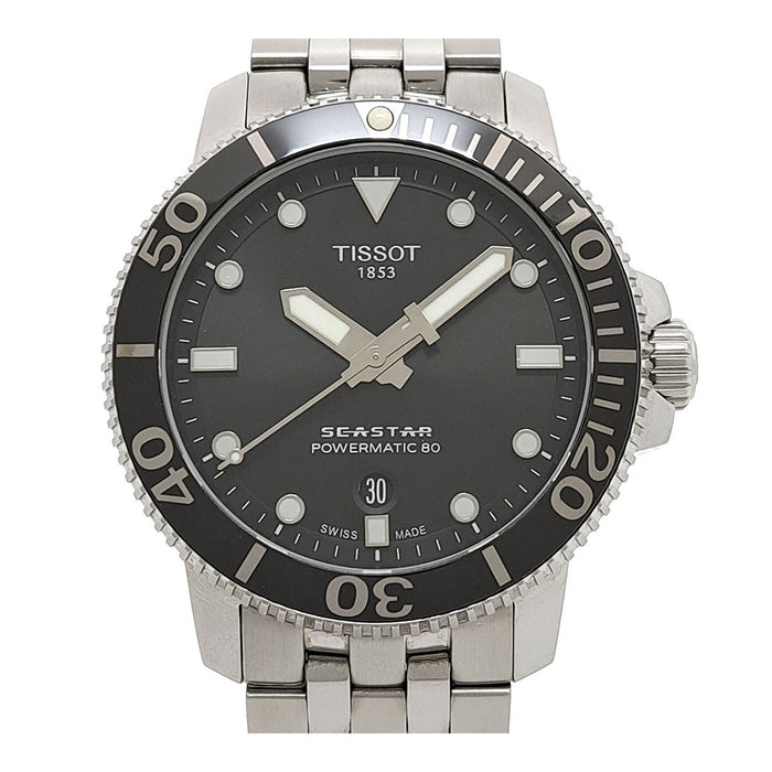 TISSOT 
Seastar Powermatic 80 
With box and warranty card