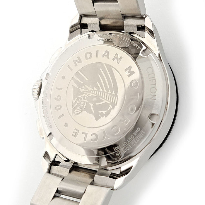 Baume & Mercier 
Clifton Club Indian Motorcycle 
Con scatola