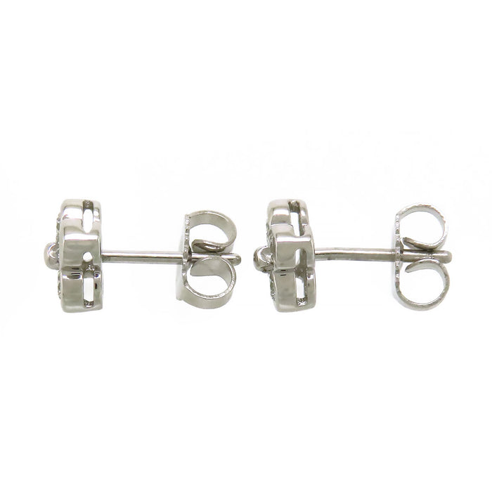 TIFFANY&Co. 
ベゼルセット ダイヤモンド ピアス