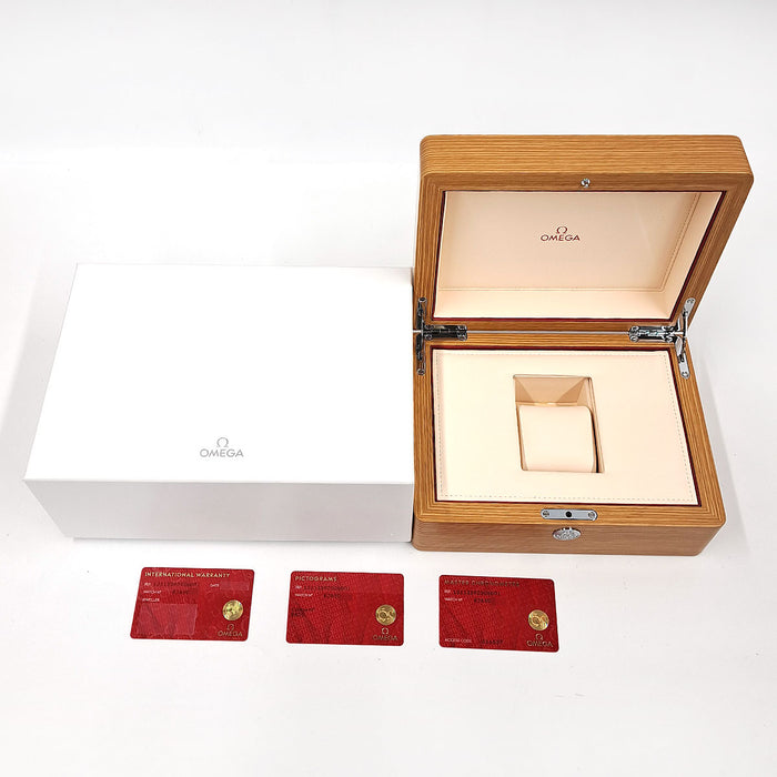 OMEGA 
Co-Axial Master Chronometer 
With Box and Warranty Card
