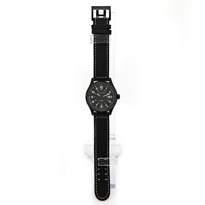 HAMILTON 
Khaki Field Titanium 
With Box and Warranty Card