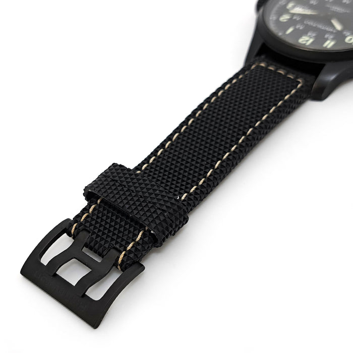 HAMILTON 
Khaki Field Titanium 
With Box and Warranty Card