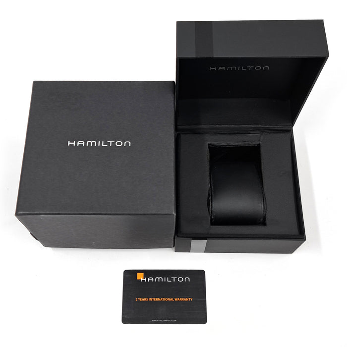 HAMILTON 
Khaki Field Titanium 
With Box and Warranty Card