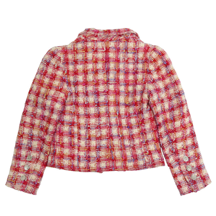 CHANEL 
96P Logo COCO CC Coin Coco Button 
Coco Mark Vintage Tweed Jacket