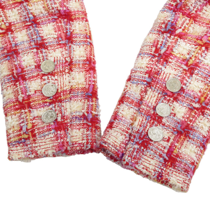 CHANEL 
96P Logo COCO CC Coin Coco Button 
Coco Mark Vintage Tweed Jacket