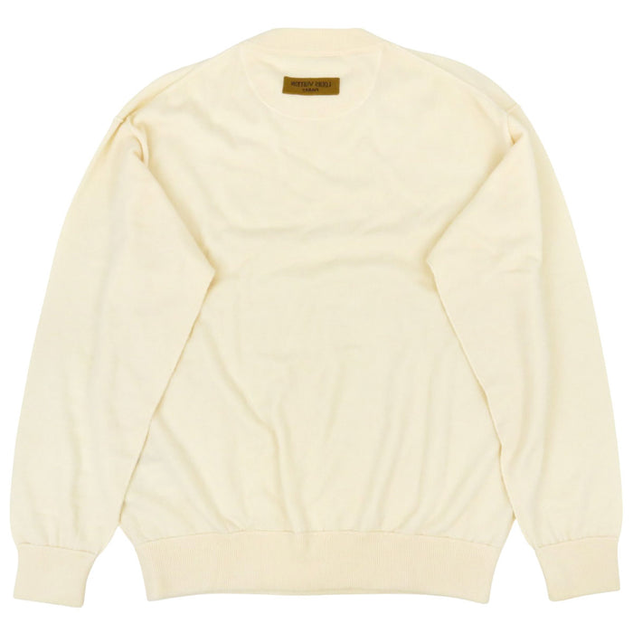 LOUIS VUITTON 
LV ロゴ RM191 JZE HGN62W カシミヤ ロングスリーブ 
インサイドアウト クルーネック ニット