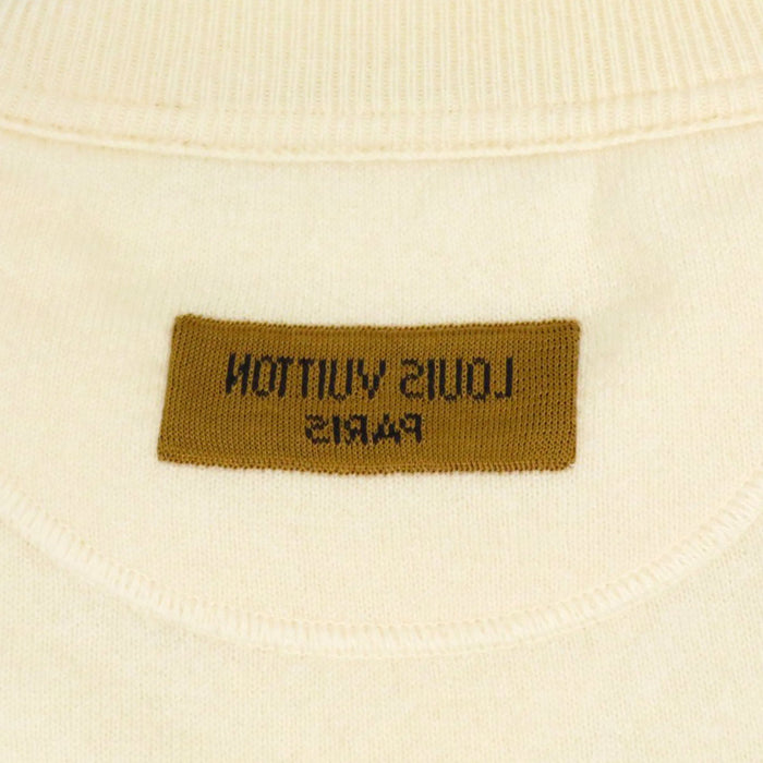 LOUIS VUITTON 
LV ロゴ RM191 JZE HGN62W カシミヤ ロングスリーブ 
インサイドアウト クルーネック ニット