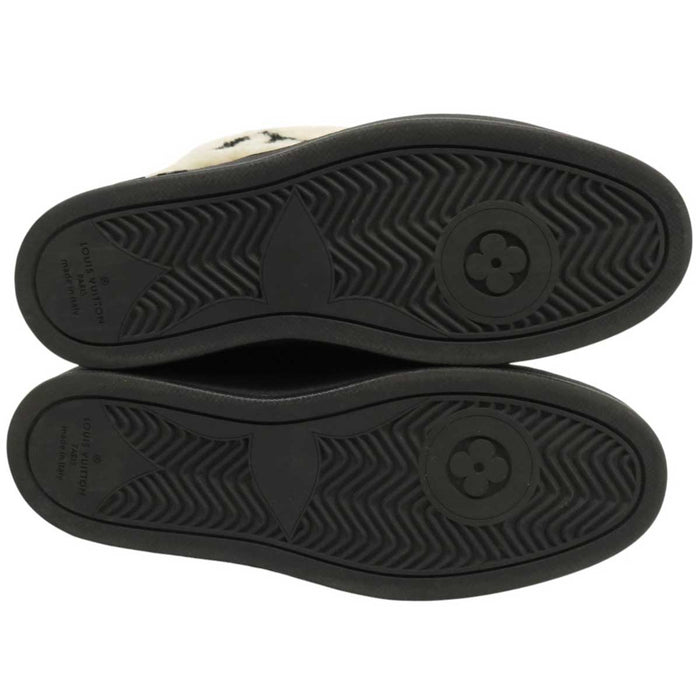 LOUIS VUITTON 
20年製 LV スエード ロゴ 
スノードロップライン アンクルブーツ 
モノグラム