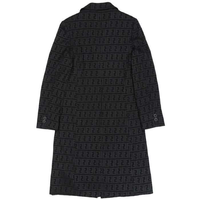 FENDI 
ズッカ柄 ロゴ 総柄 ポリエステル 
FF コート