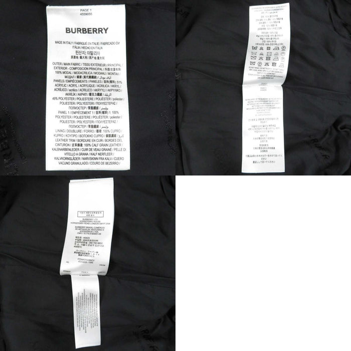 BURBERRY 
ハイネック 
TB ロゴ ハーフジップ 切替 ボア フリース