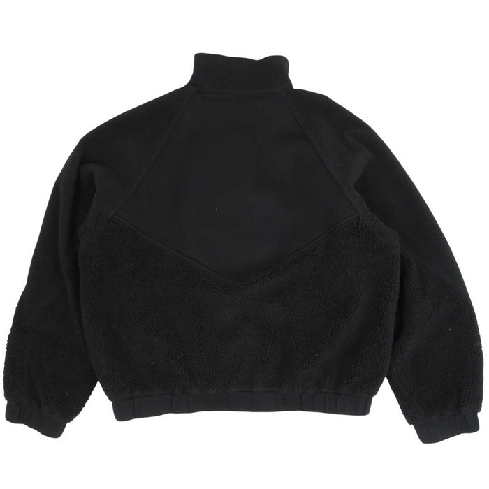 BURBERRY 
ハイネック 
TB ロゴ ハーフジップ 切替 ボア フリース