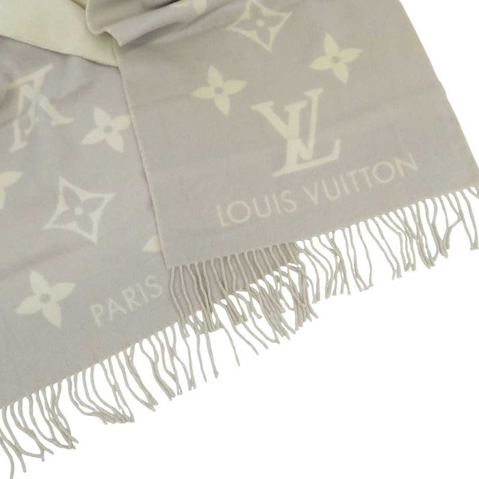 LOUIS VUITTON
LV logo all-over pattern fringe
Monogram muffler