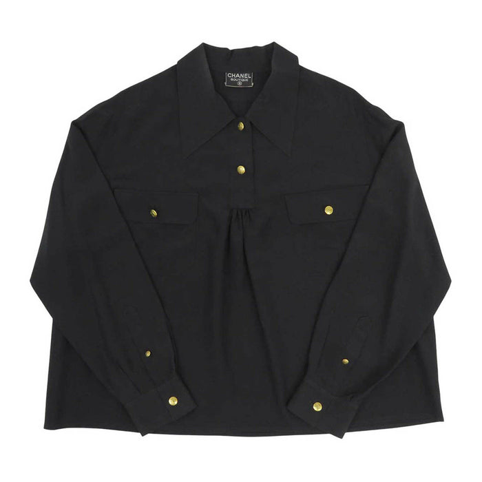 CHANEL
COCO CC Coco Button
Coco Mark Chiffon Blouse