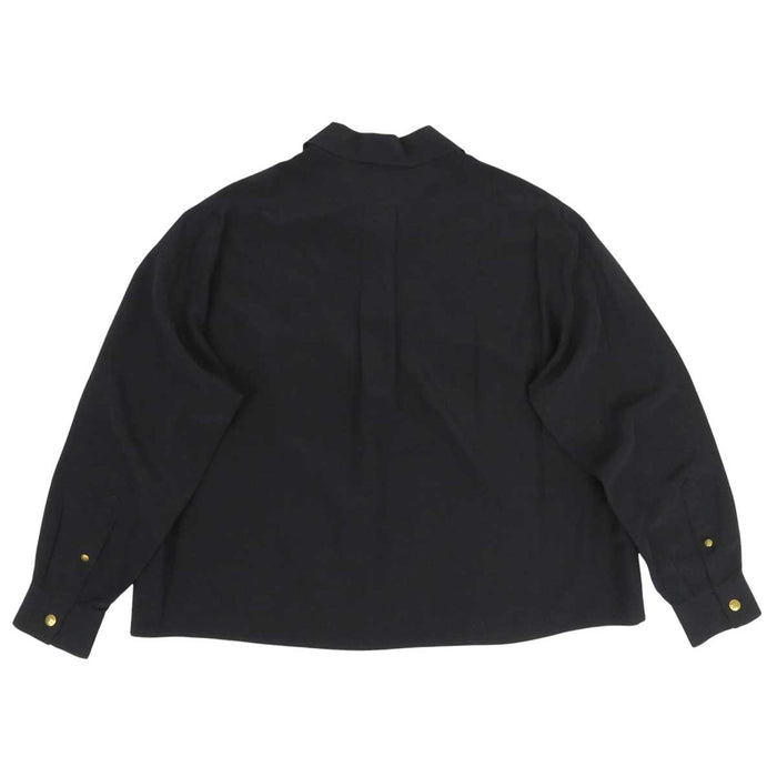 CHANEL 
COCO CC ココボタン 
ココマーク シフォン ブラウス