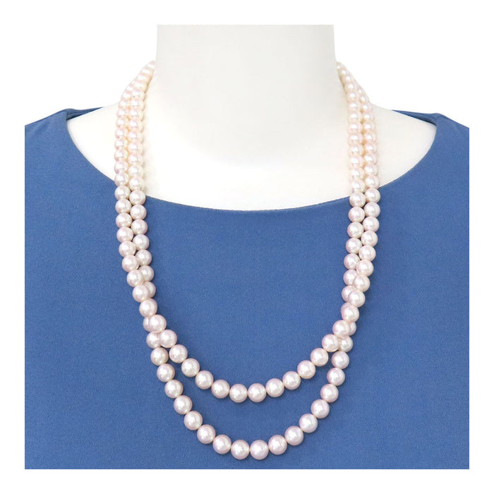 MIKIMOTO 
アコヤ パール 2連 ネックレス