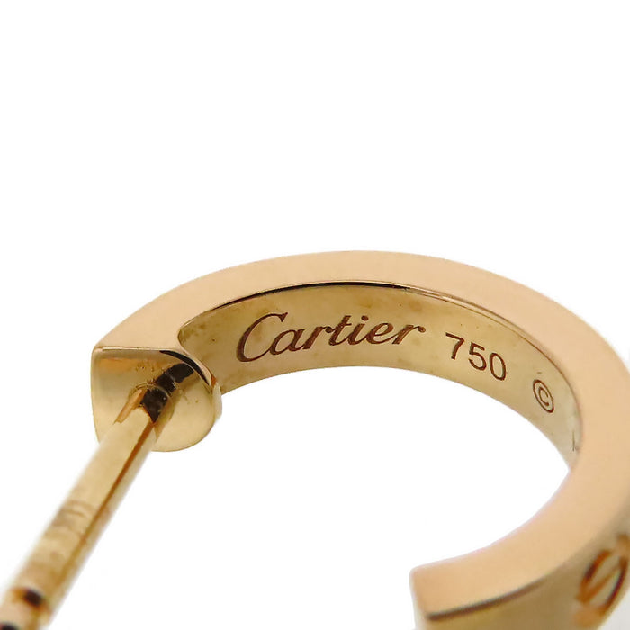 CARTIER 
ラブ フープ ピアス SM