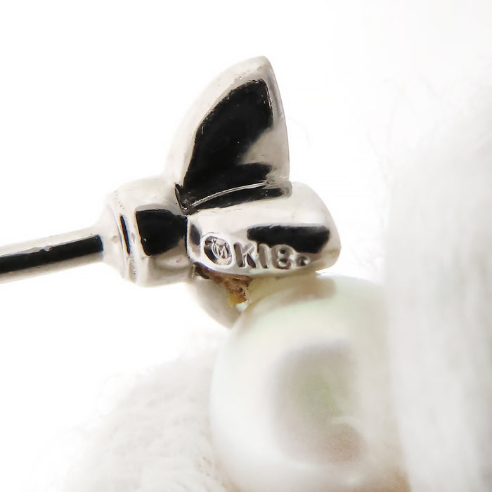 MIKIMOTO 
Flower Pearl Earrings