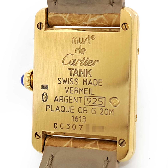 CARTIER 
マストタンクSM 
ギャラ付