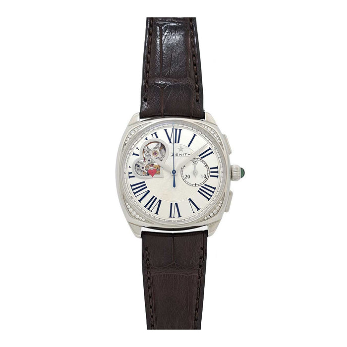 ZENITH 
Stella aperta lunetta diamante 
Con scatola e garanzia