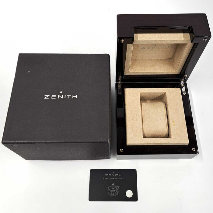 ZENITH 
スターオープン ベゼルダイヤ 
箱ギャラ付