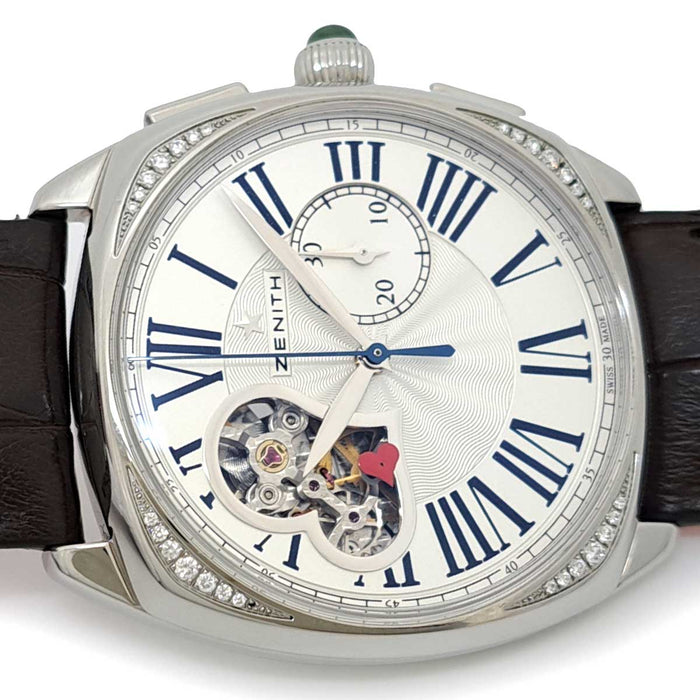 ZENITH 
Stella aperta lunetta diamante 
Con scatola e garanzia