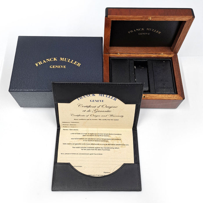 FRANCK MULLER 
Tonneau Curvex 
With Box and Warranty Card