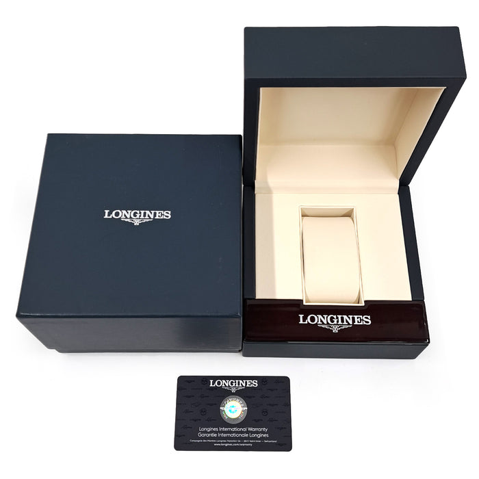 LONGINES
Round
With box and warranty card