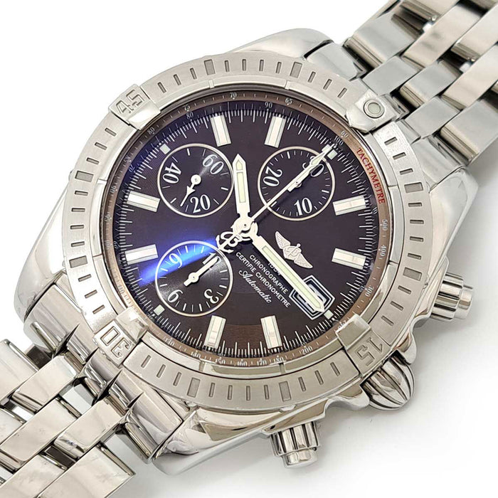BREITLING 
クロノマット エボリューション 日本限定 ブラウンダイヤル 
箱付