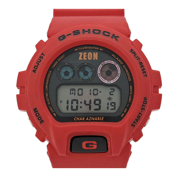CASIO 
G-SHOCK ザク ガンダム コラボ シャア専用 
箱ギャラ付