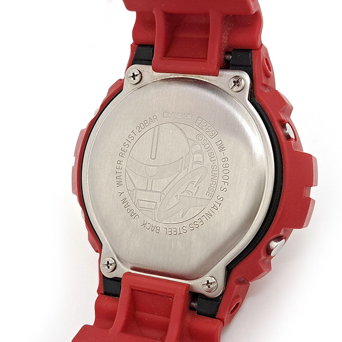 CASIO 
G-SHOCK ザク ガンダム コラボ シャア専用 
箱ギャラ付