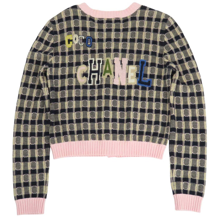 CHANEL
Logo COCO CC Coco Button Rhinestone
Coco Mark Long Sleeve Knit Cardigan