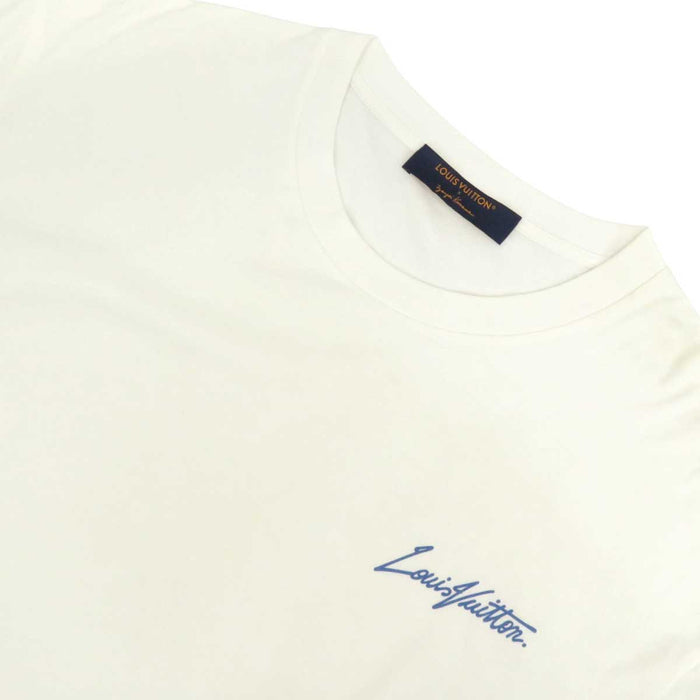 LOUIS VUITTON 
Yayoi Kusama Logo Signature 
LV×YK Pumpkin Print Short Sleeve T-Shirt