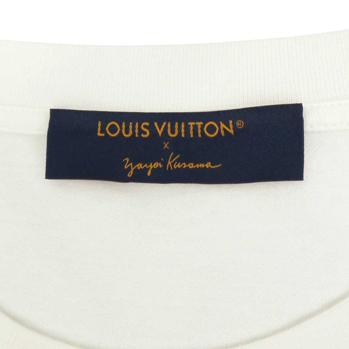 LOUIS VUITTON 
Yayoi Kusama Logo Signature 
LV×YK Pumpkin Print Short Sleeve T-Shirt