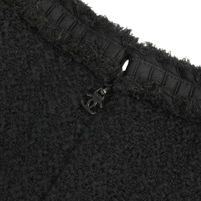 CHANEL 
COCO CC ロゴ ウール 
ココマーク ツイード ノースリーブ カットソー