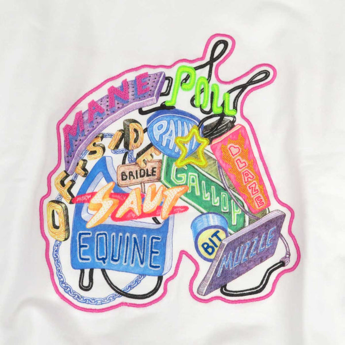 HERMES 
スウェット コットン 
Chevaloscope シュヴァロスコープ 刺繍 トレーナー