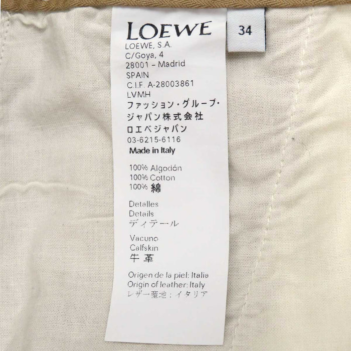 LOEWE 
Cotone 
Pantaloni con pieghe