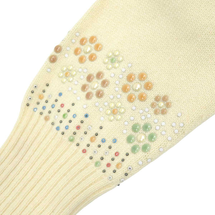 CHANEL
Logo COCO CC Coco Button Bijou
Coco Mark Beads Studs Cashmere Knit Cardigan