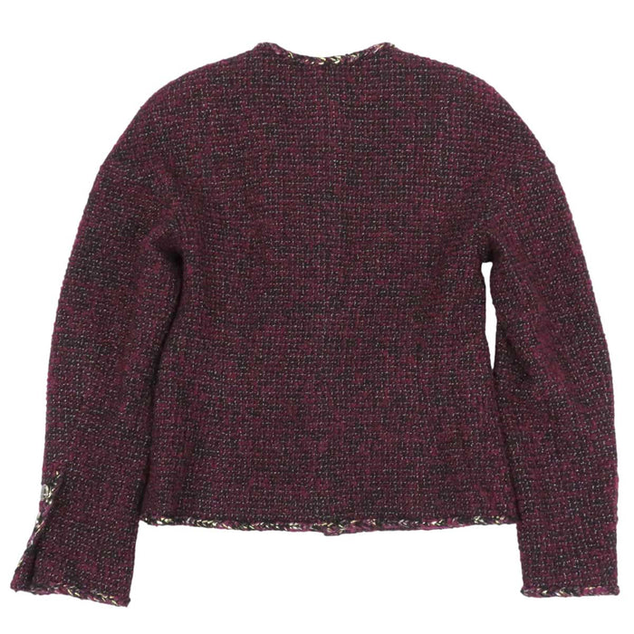 CHANEL 
22A ロゴ COCO CC ココボタン 
ココマーク ツイード ジャケット