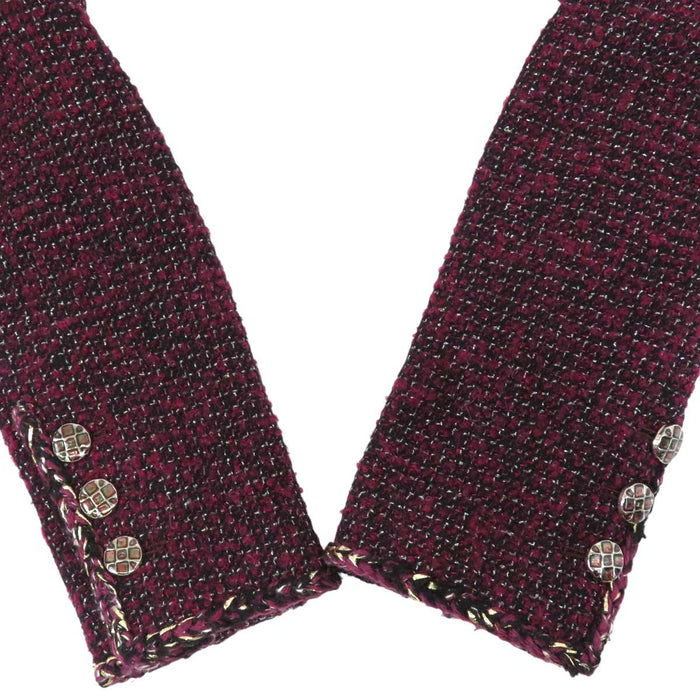 CHANEL 
22A ロゴ COCO CC ココボタン 
ココマーク ツイード ジャケット