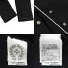 CHROME HEARTS 
JVP クロスボタン コットン レザー 
クロスパッチ デニム シャツ CHROME HEARTS -Authentic Pre-owned 長袖シャツ by TS Trading Co., Ltd.