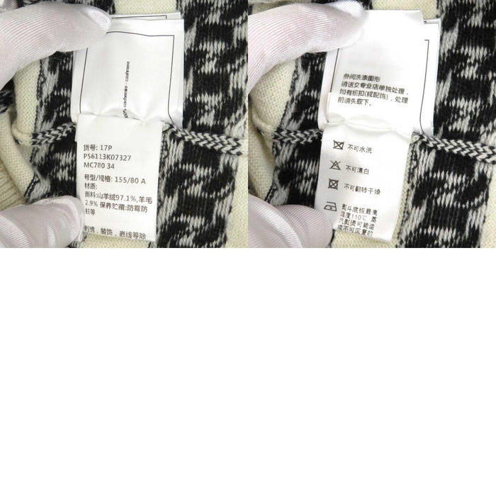 CHANEL 
17P ロゴ COCO CC チェーンモチーフ ココボタン 
ココマーク ロングスリーブ カシミア ニット カーディガン